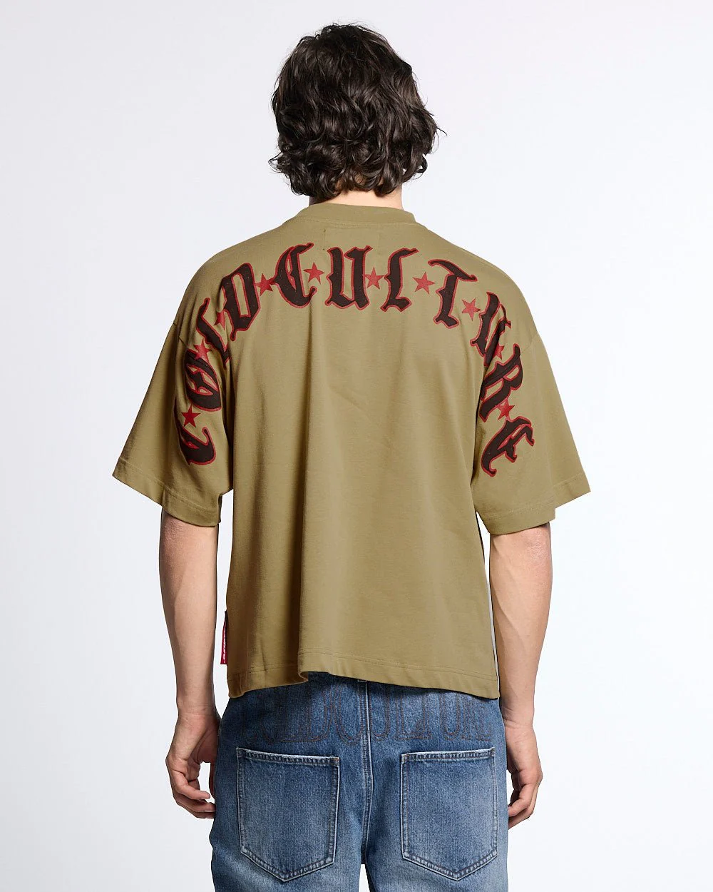 GOTHIC CURVED TEE GREEN - Image 2