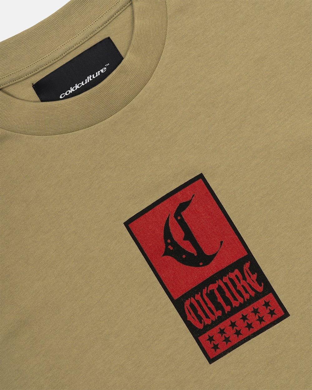 GOTHIC CURVED TEE GREEN - Image 5