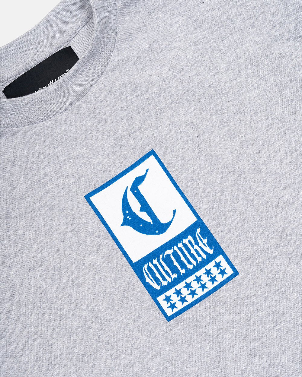 GOTHIC CURVED TEE GREY - Image 6