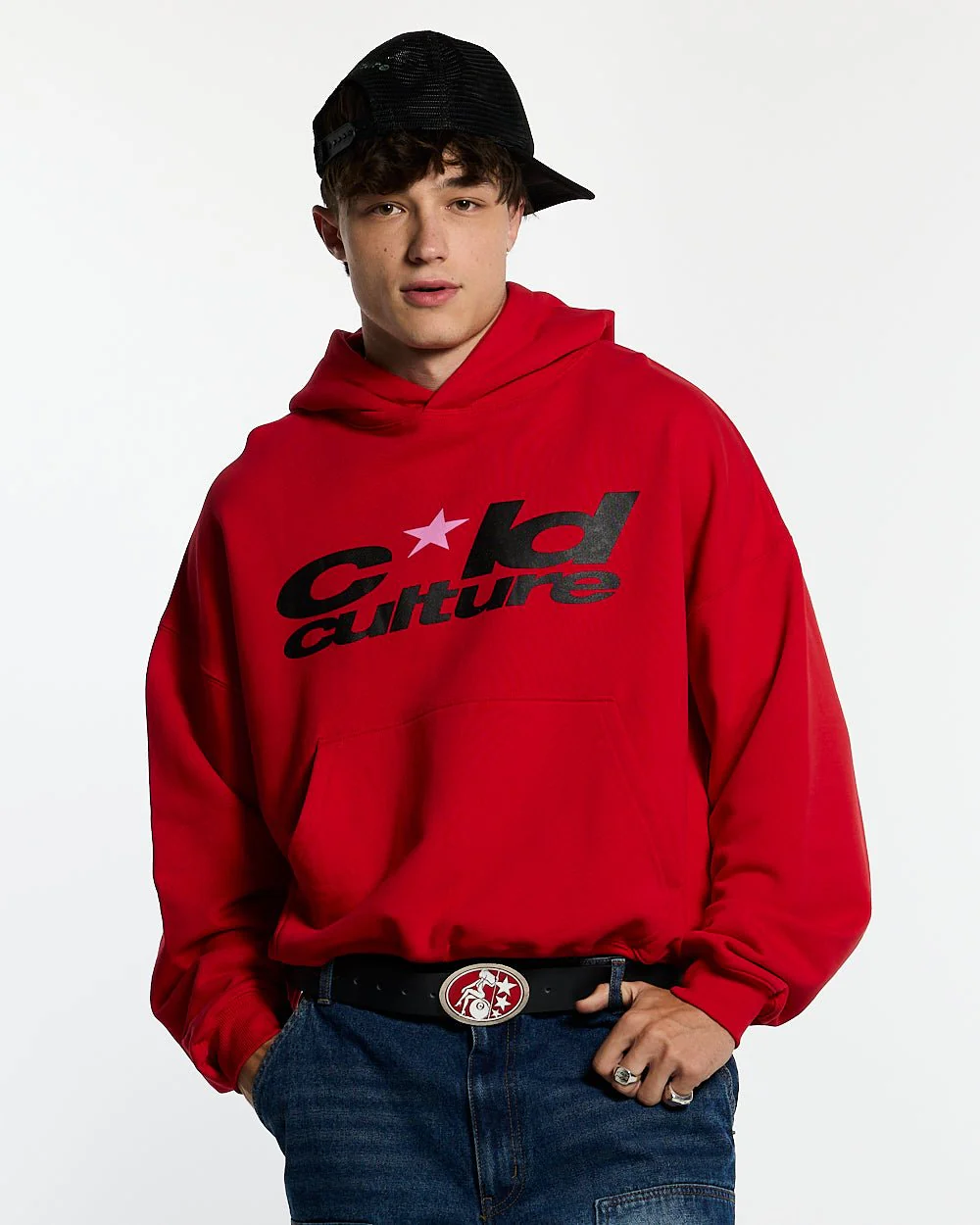 HARPER HOODIE OFF RED - Image 7