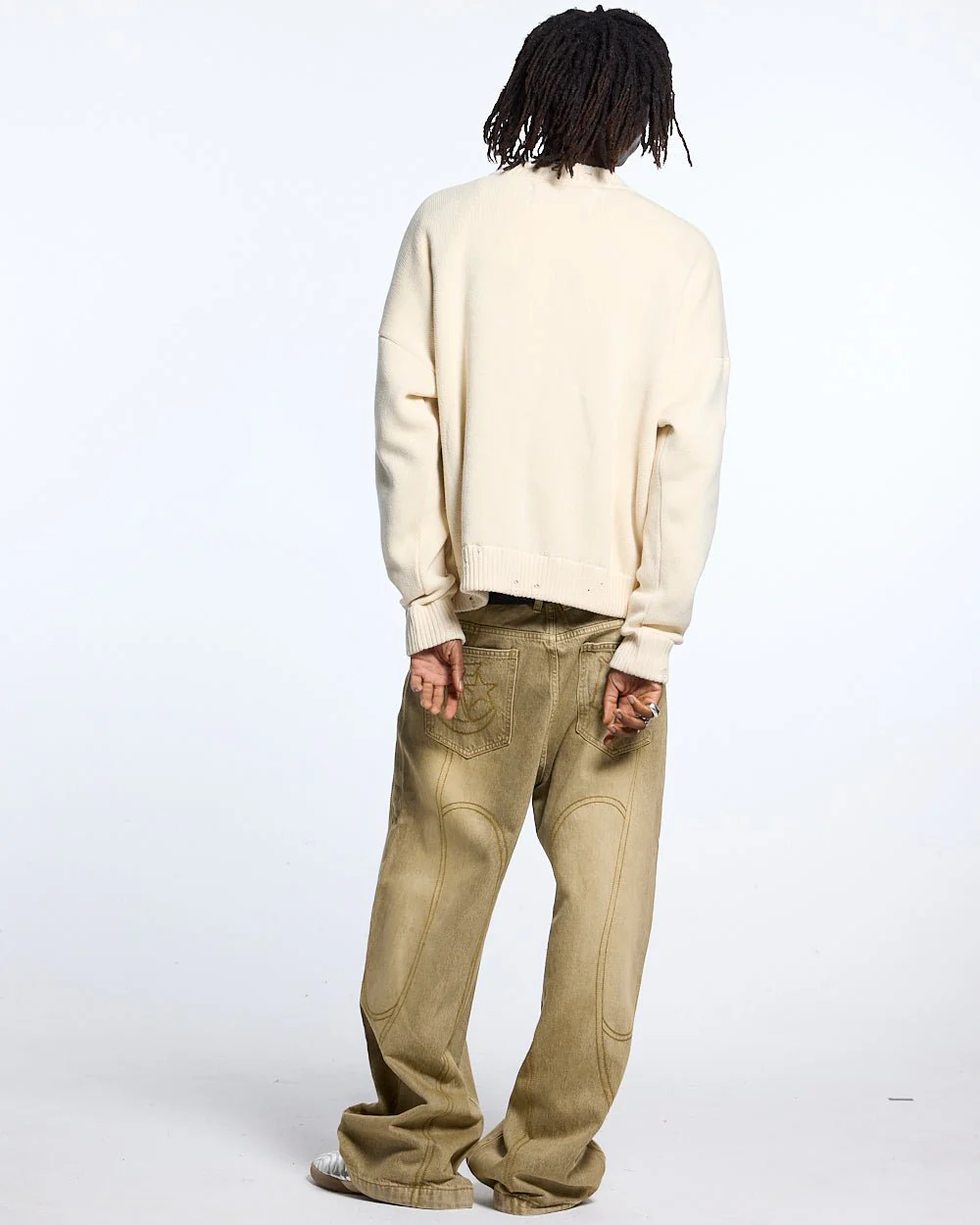 HARPER KNIT BEIGE & BROWN - Image 4