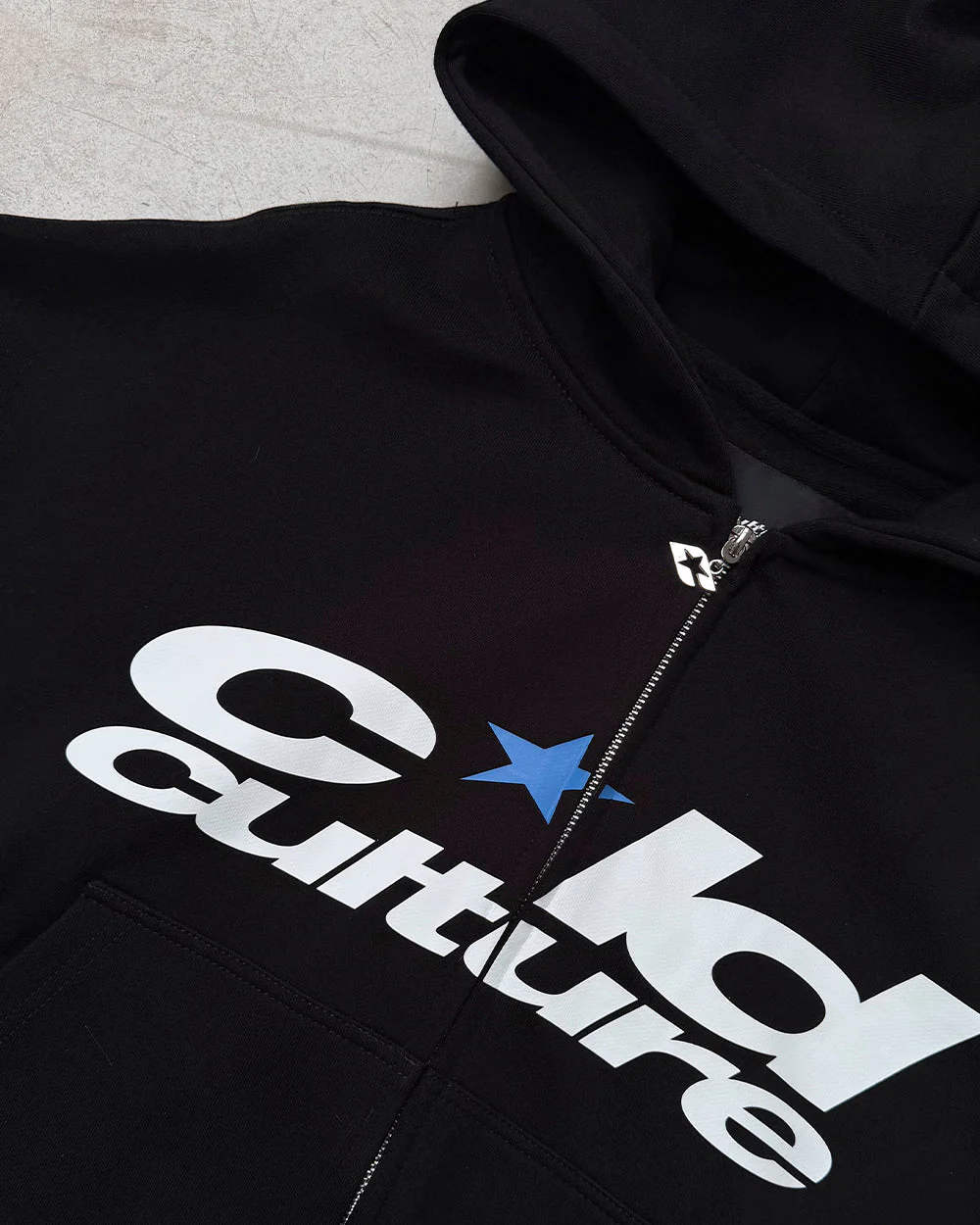 HARPER ZIP HOODIE BLACK - Image 8