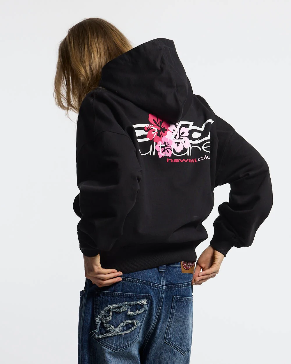 HAWAII CLUB HOODIE BLACK - Image 5