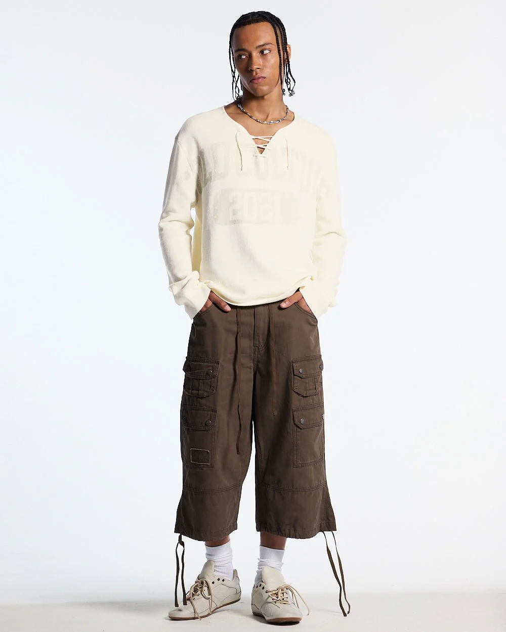 HOOK KNIT BEIGE - Image 5