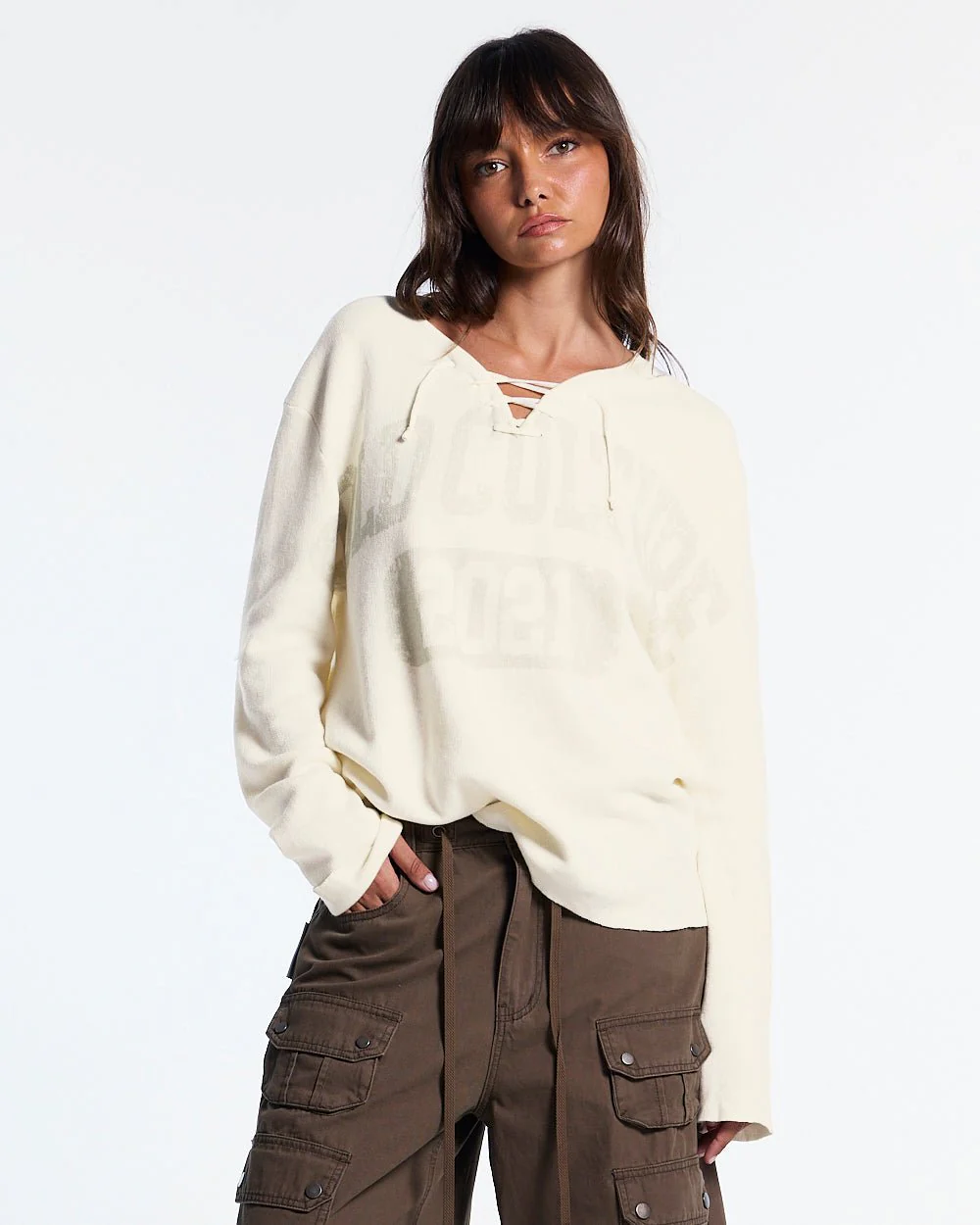 HOOK KNIT BEIGE - Image 7