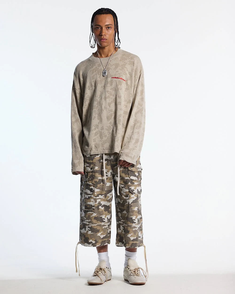 HURRACAINE LONGSLEEVE KNIT BEIGE - Image 5