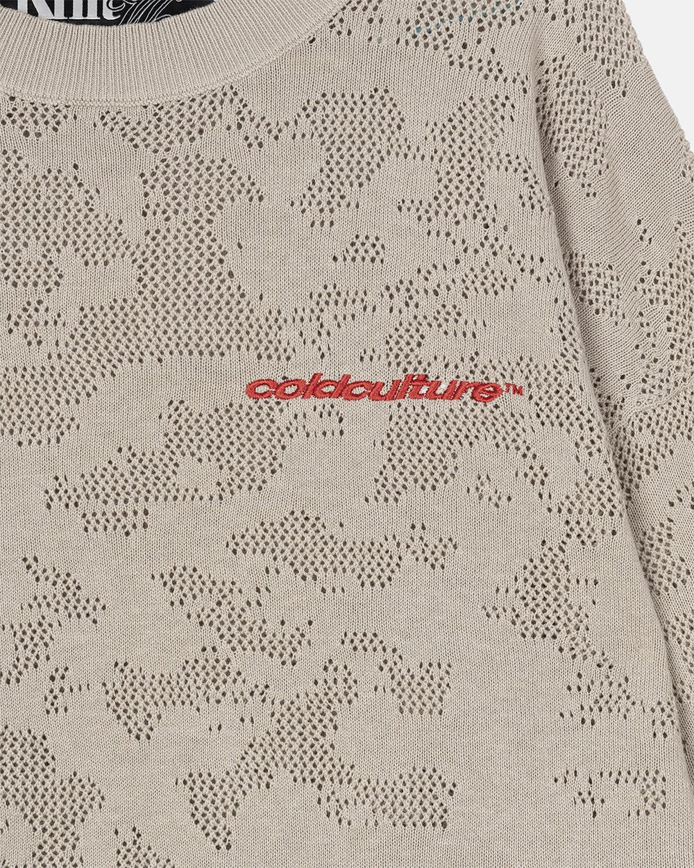HURRACAINE LONGSLEEVE KNIT BEIGE - Image 6