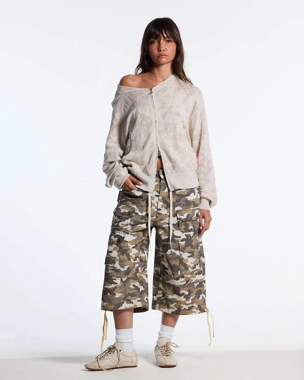 HURRACAINE ZIP KNIT WHITE - Image 8