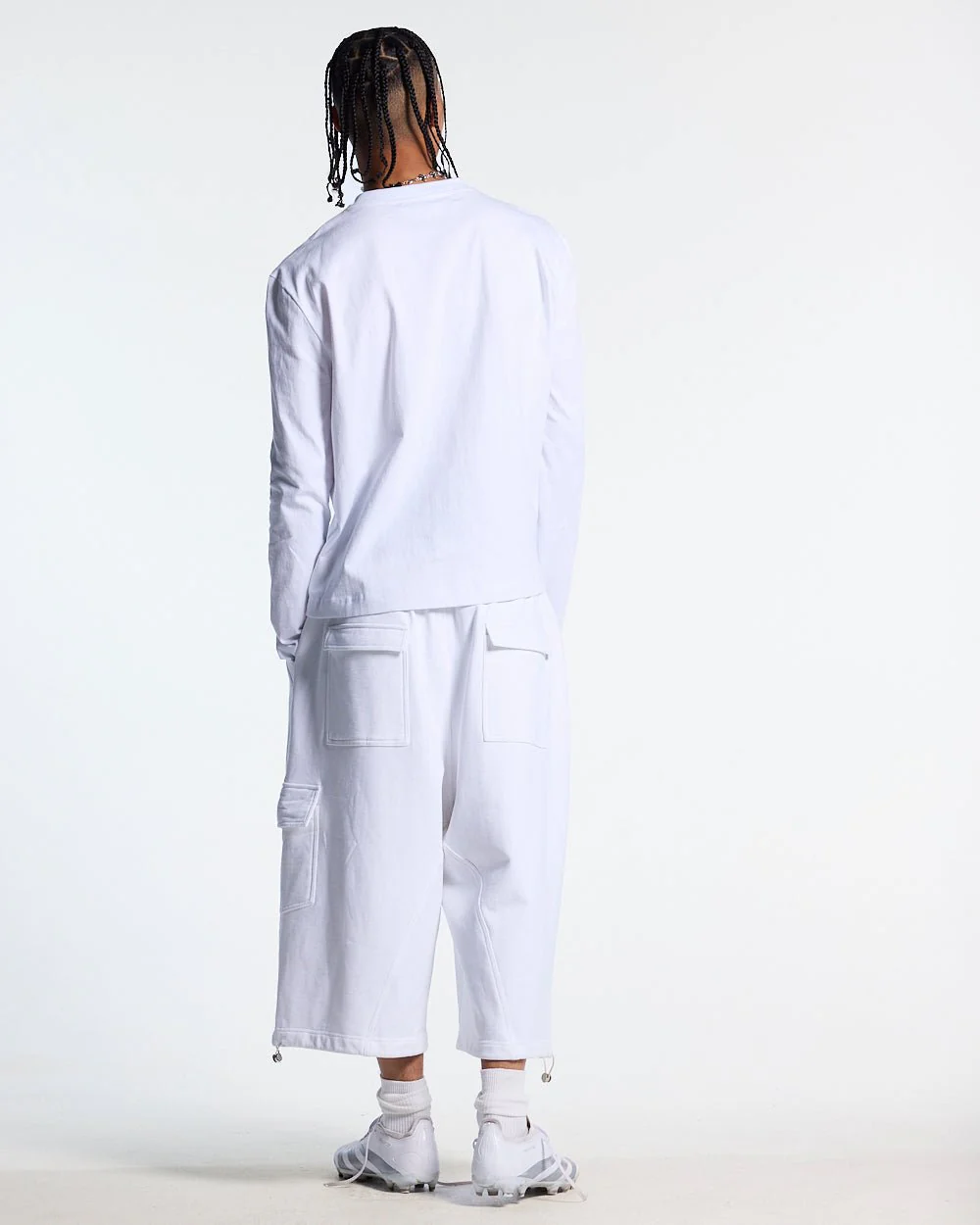 ICON LONGSLEEVE TEE WHITE - Image 3