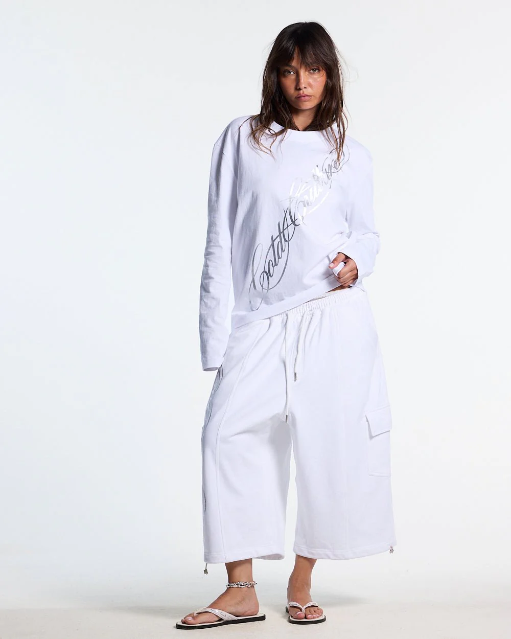 ICON PARACHUTE SHORT WHITE - Image 6