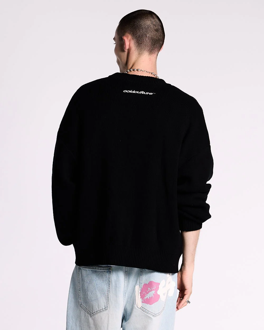 KISSES AND DOLLAR KNIT BLACK - Image 4