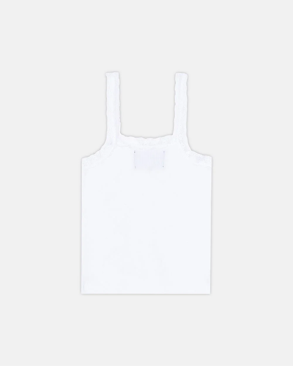 LACE TANK TOP WHITE - Image 4