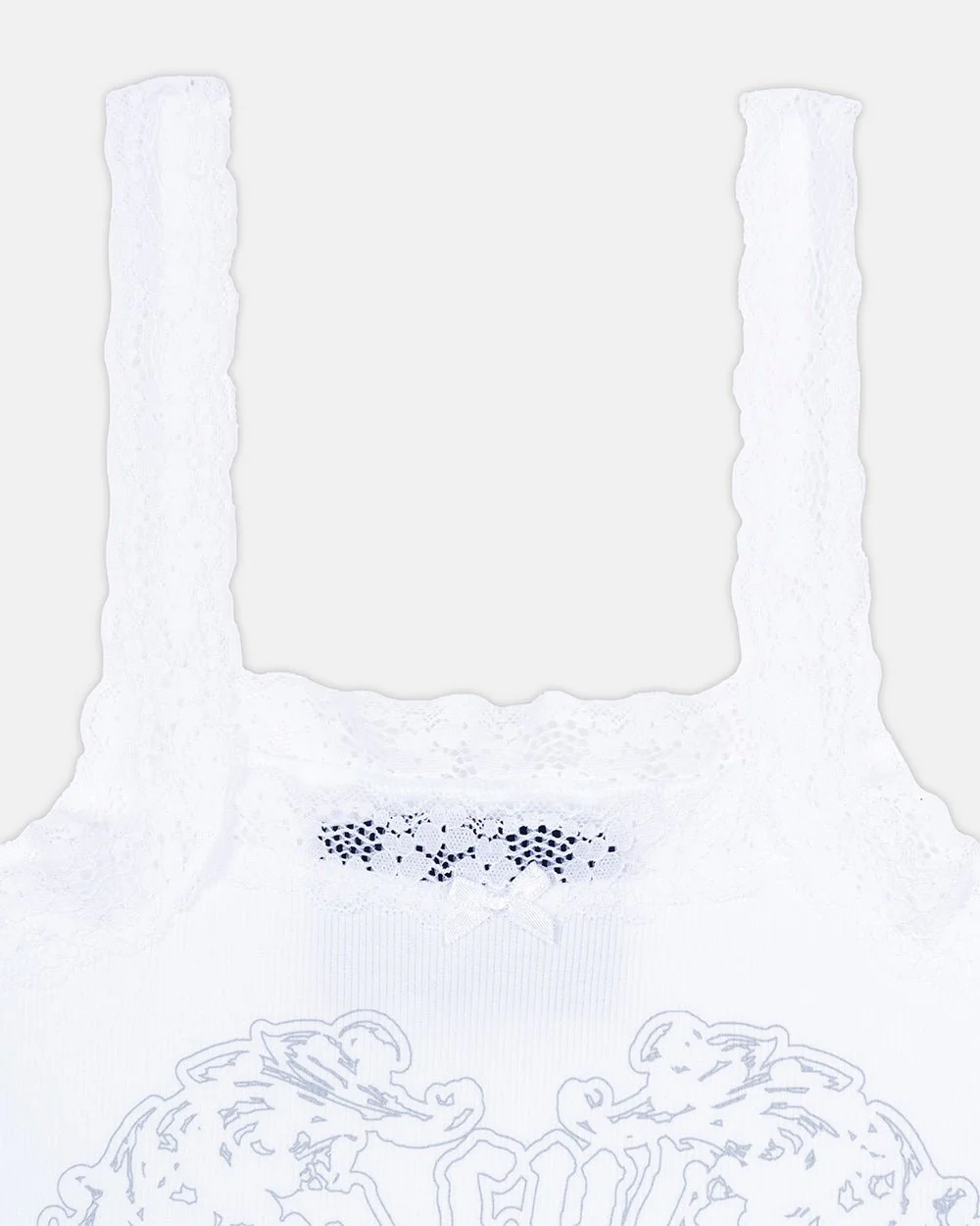 LACE TANK TOP WHITE - Image 8