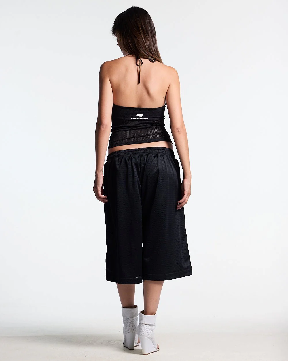 LADY C MESH TOP BLACK - Image 6