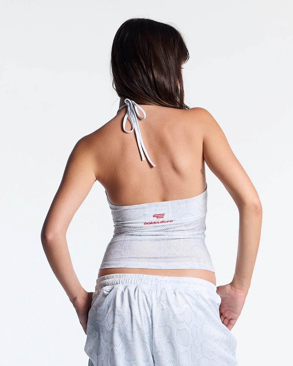 LADY C MESH TOP WHITE - Image 3