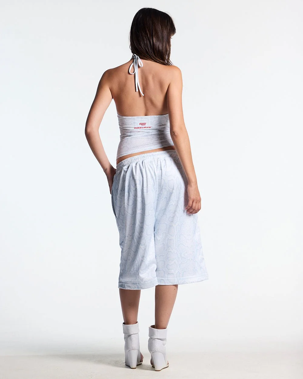 LADY C MESH TOP WHITE - Image 6