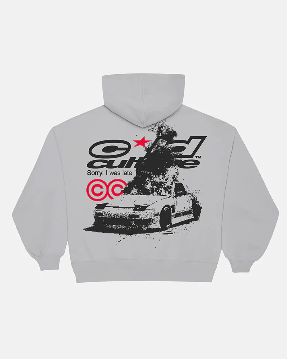 LATE HOODIE GREY