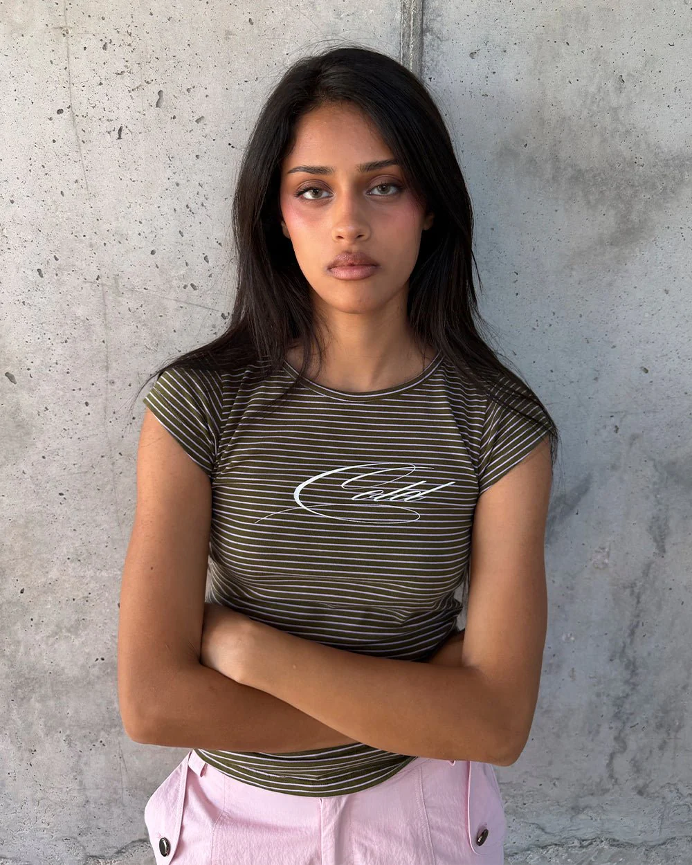 LISA BABY TEE DARK GREEN - Image 7