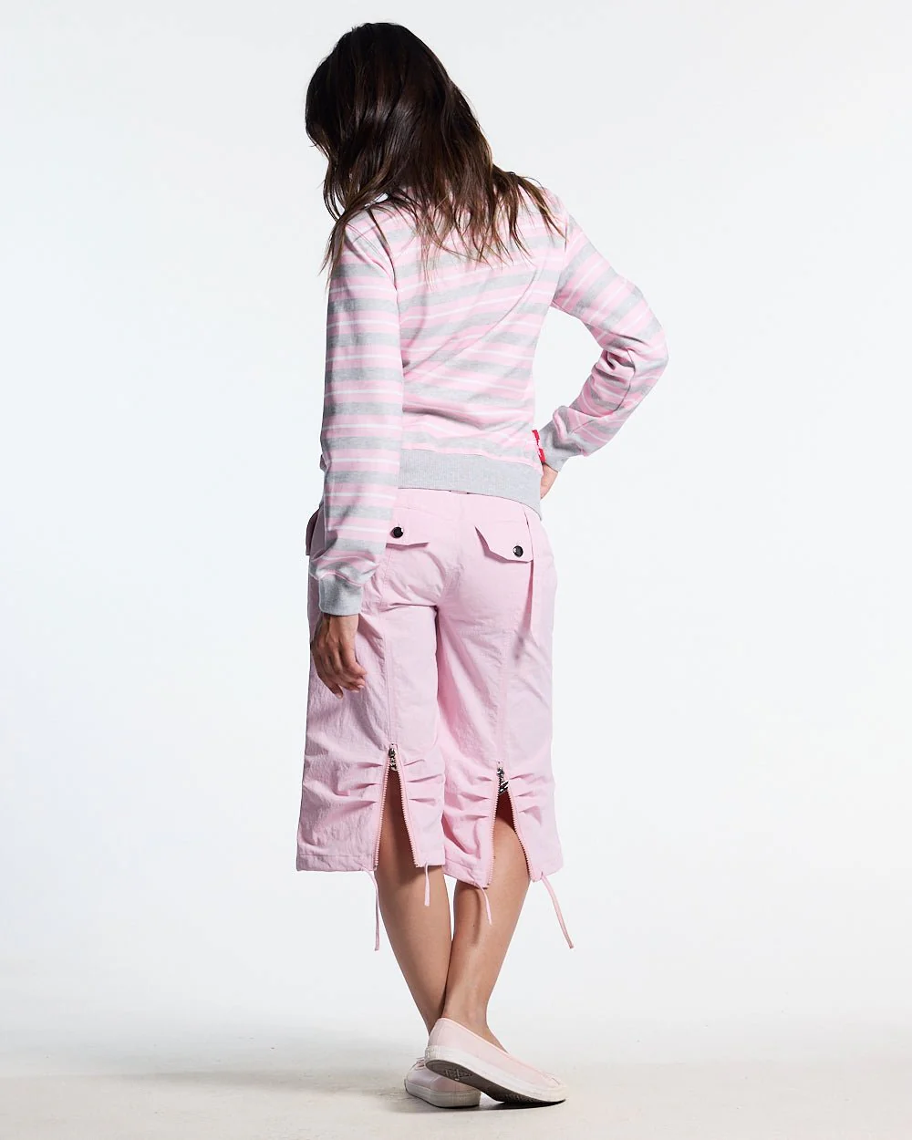 LISA ZIP HOODIE PINK - Image 6