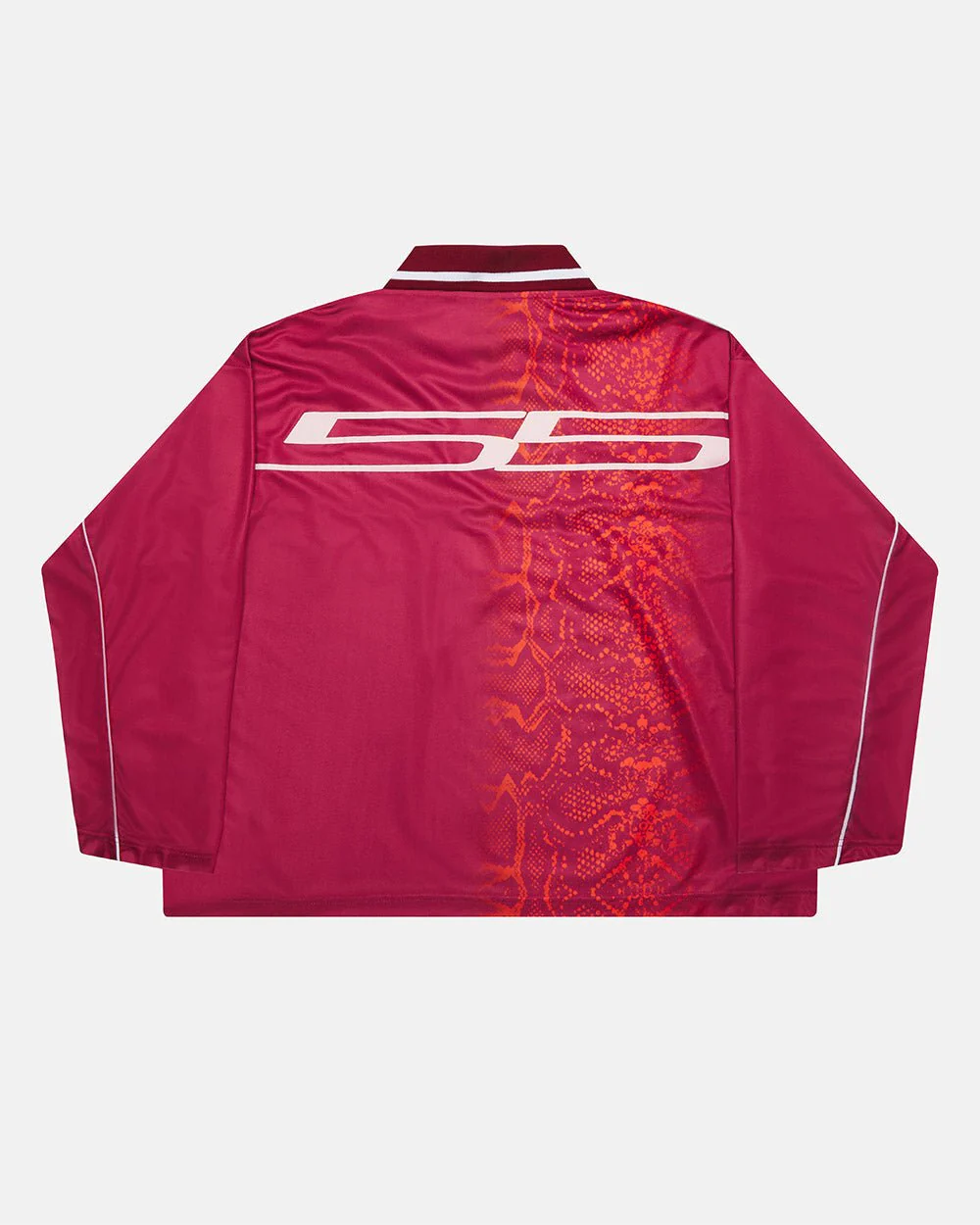 MAMBA SNAKE LONGSLEEVE POLO RED - Image 3