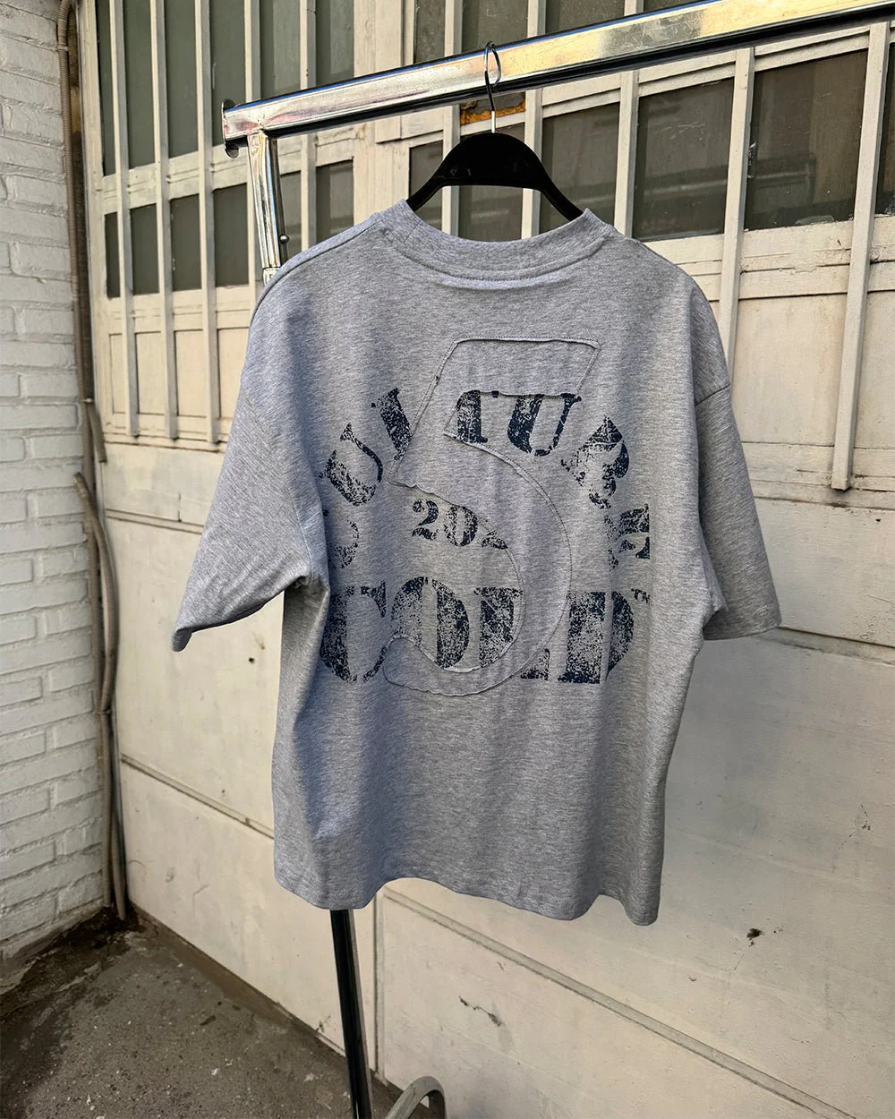 MARINE 55 TEE HEATHER GREY - Image 7