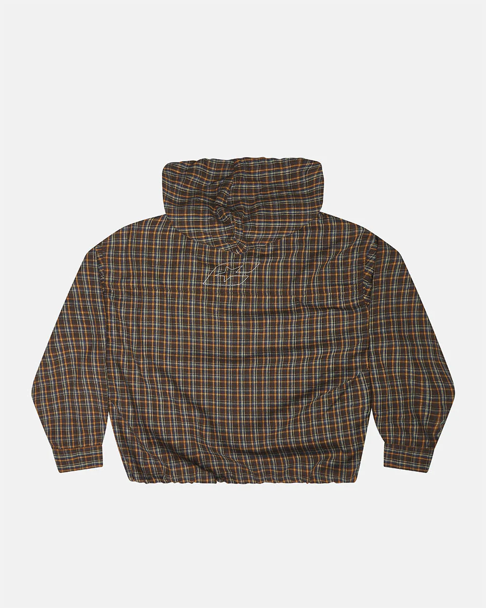 MEMPHIS HOODED SHIRT ORANGE AND BLUE - Image 3