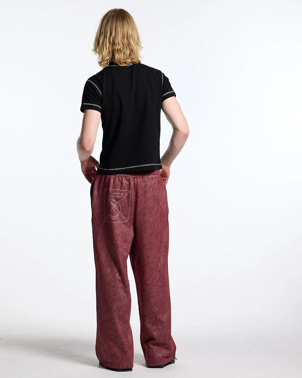 MERRY SWEATPANTS RED - Image 6