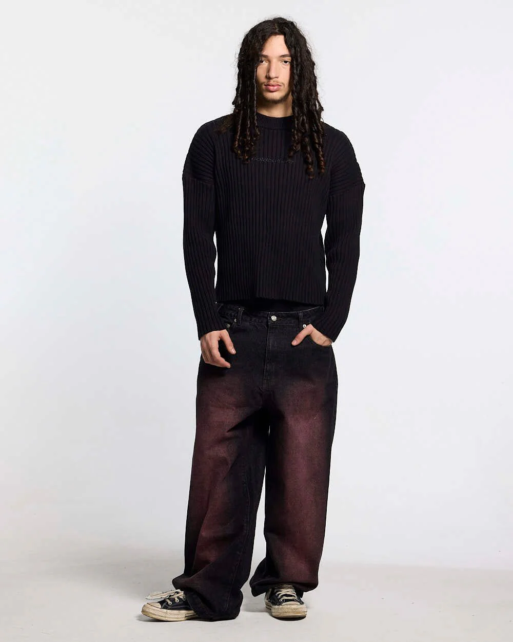 MESSY KNIT BLACK - Image 5