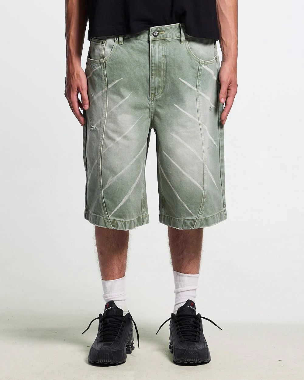 MUSIC RYTHIM SHORTS GREEN - Image 4