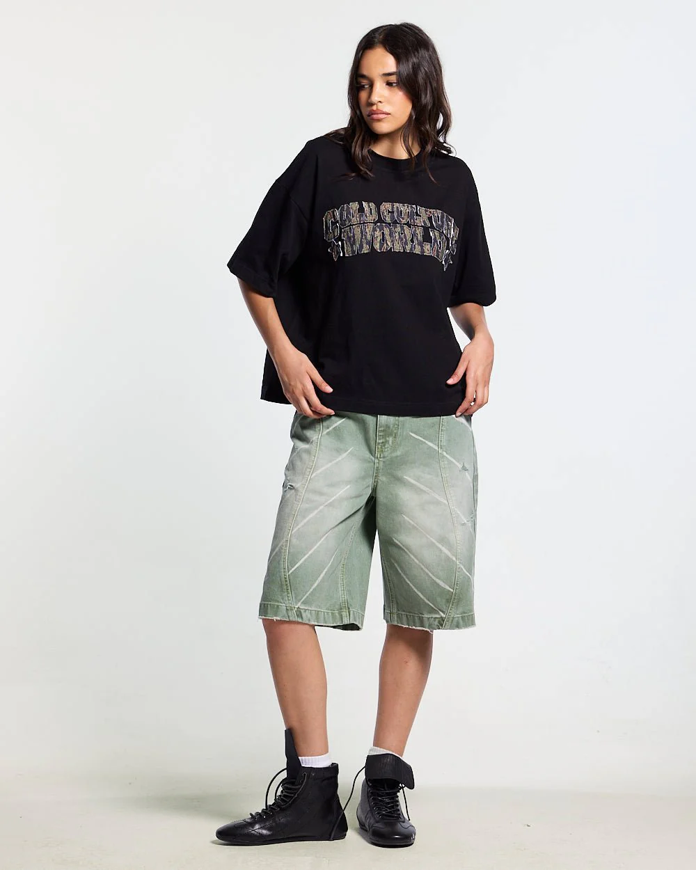 MUSIC RYTHIM SHORTS GREEN - Image 9