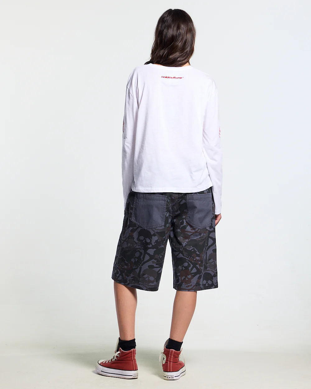 NIGHTSKULL SHORTS GREY - Image 11