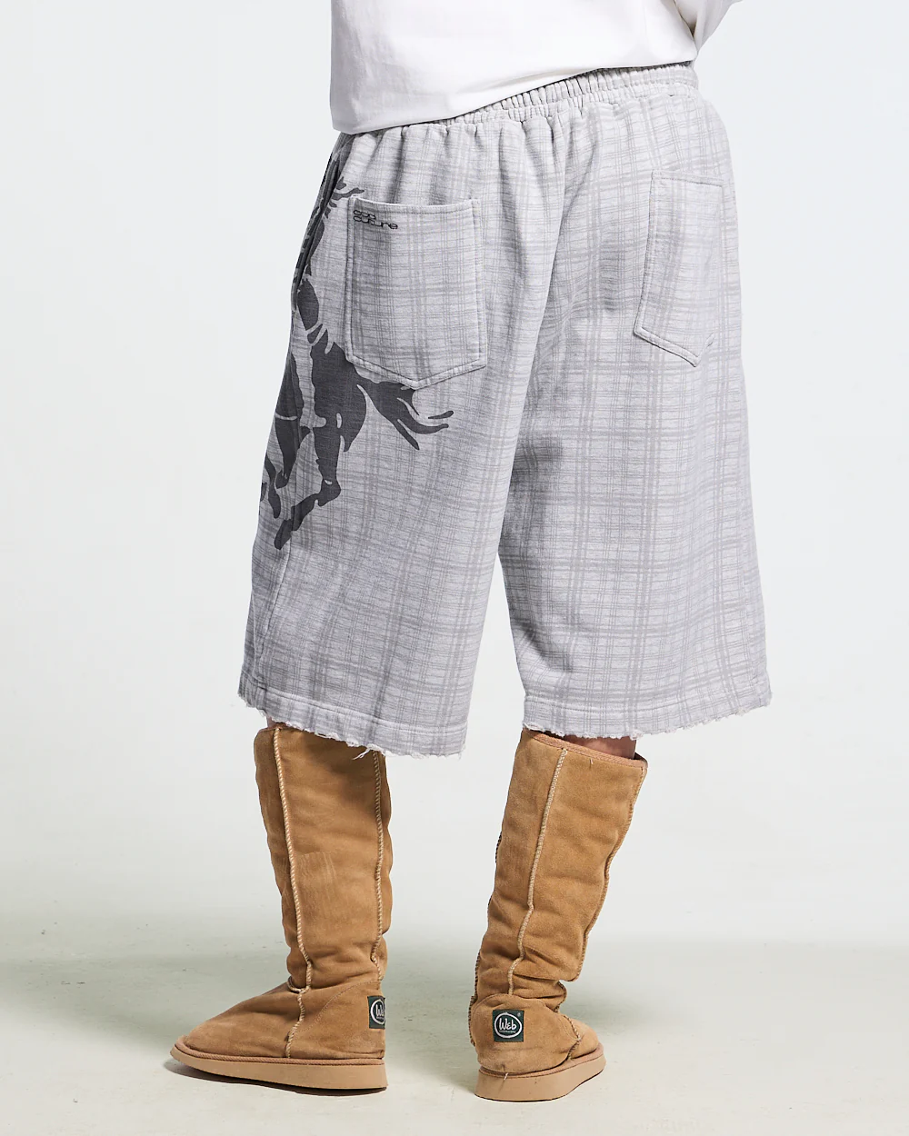 NOVEL SHORT SWEATPANTS GREY - Image 10