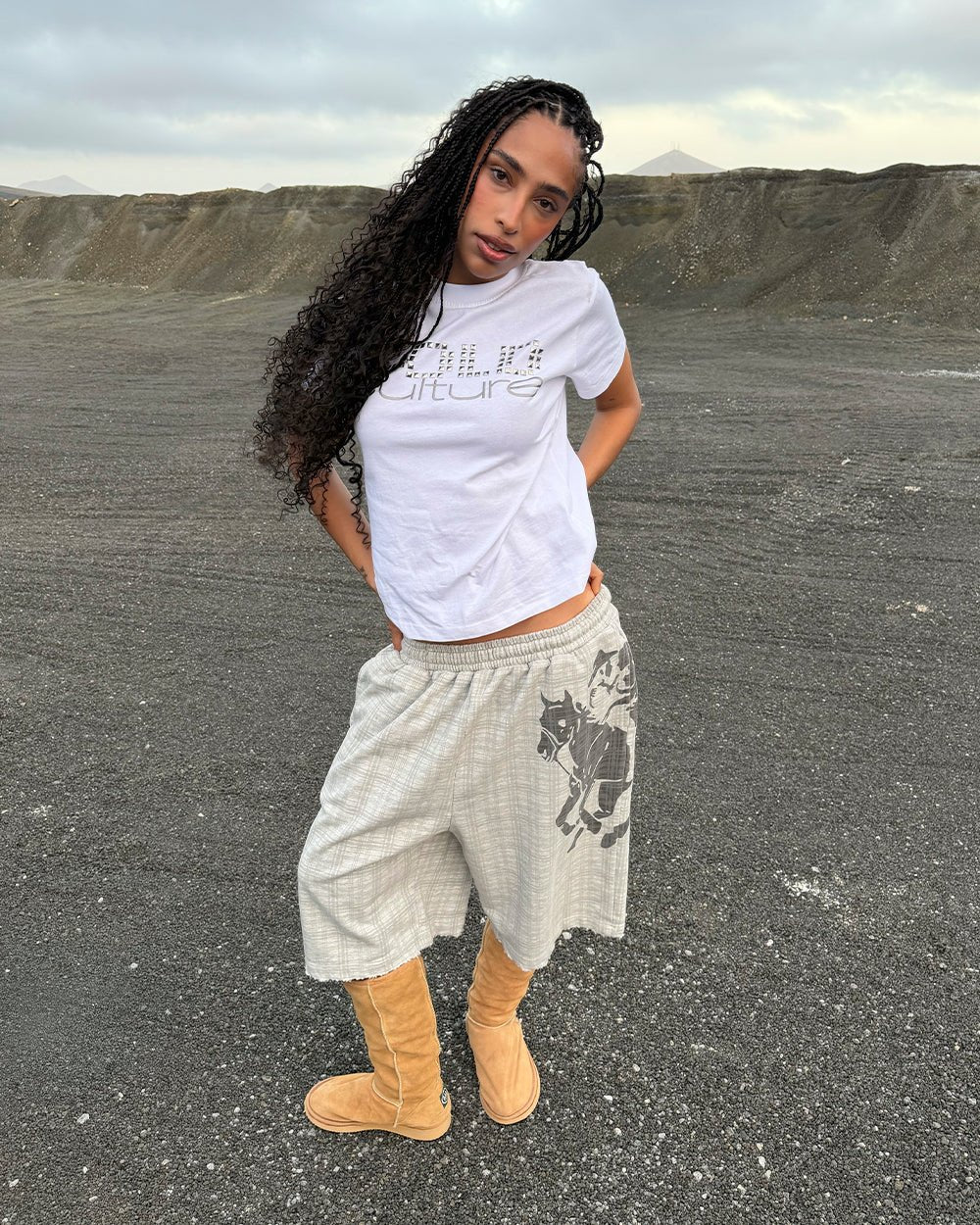 NOVEL SHORT SWEATPANTS GREY - Image 14