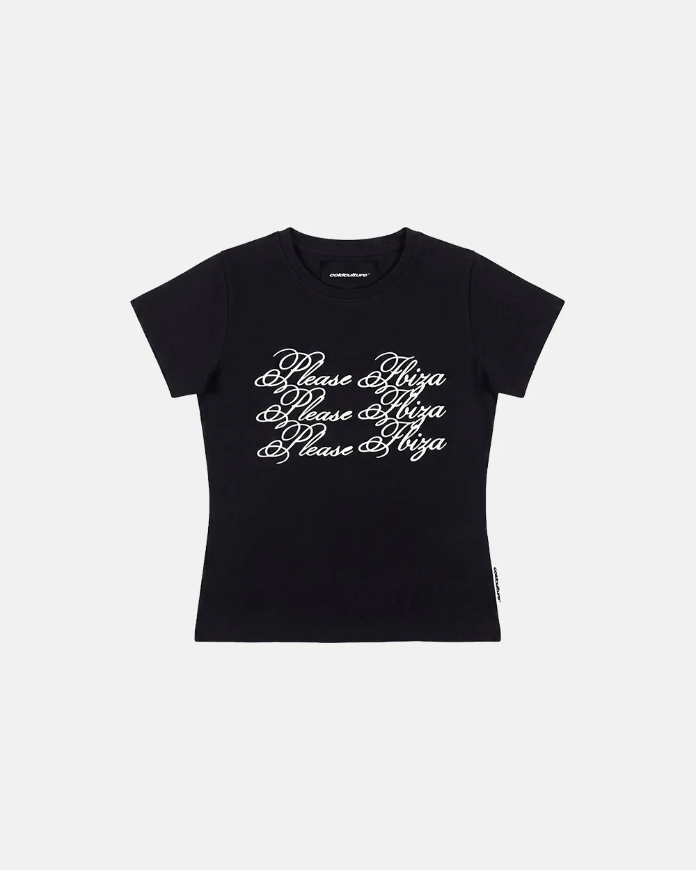 PLEASE IBIZA BABY TEE BLACK - Image 3