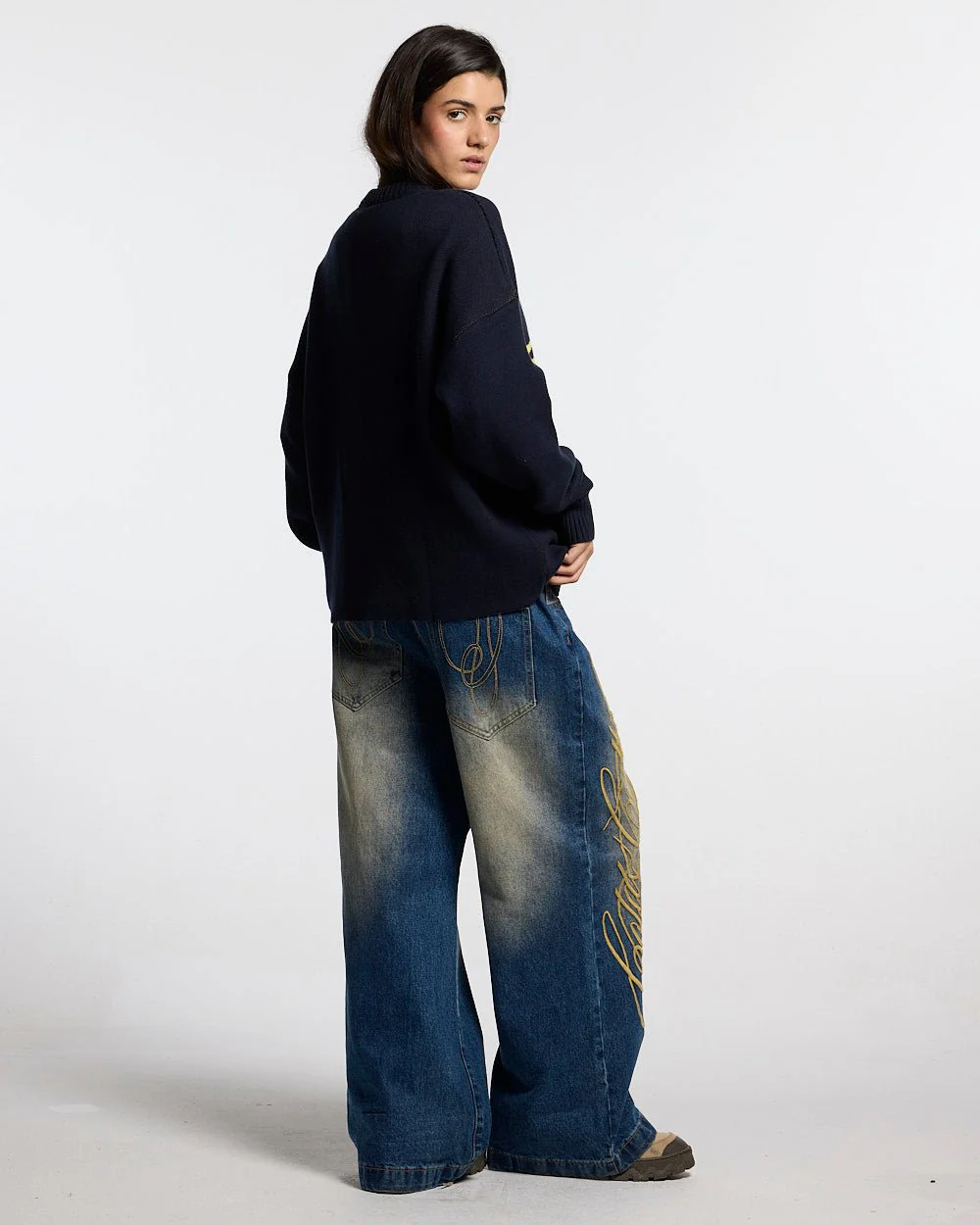 POISON KNITWEAR HEAVY BLUE - Image 6