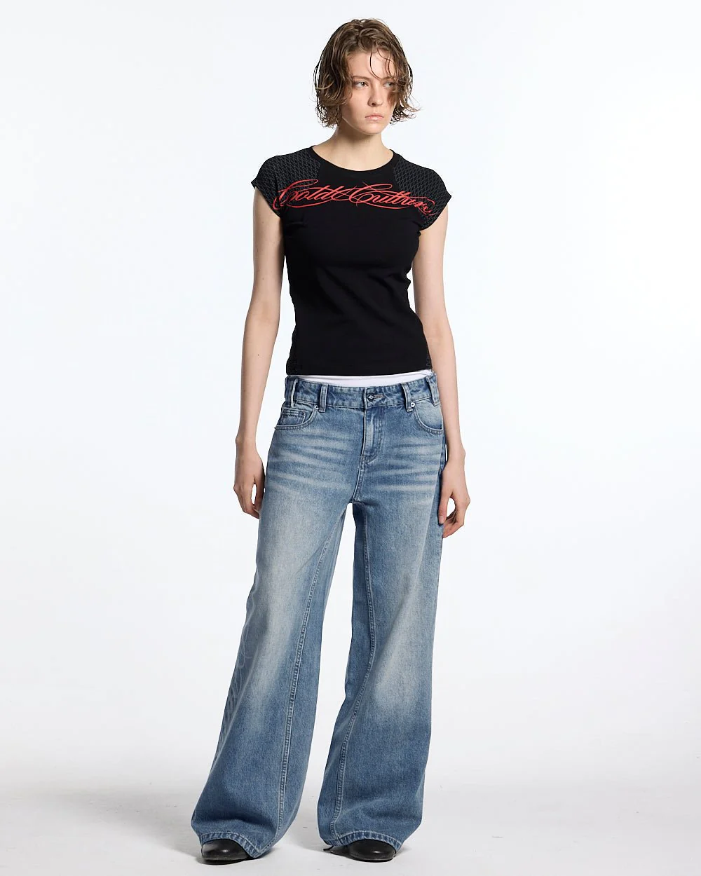 PRETTY BABY TEE BLACK - Image 5