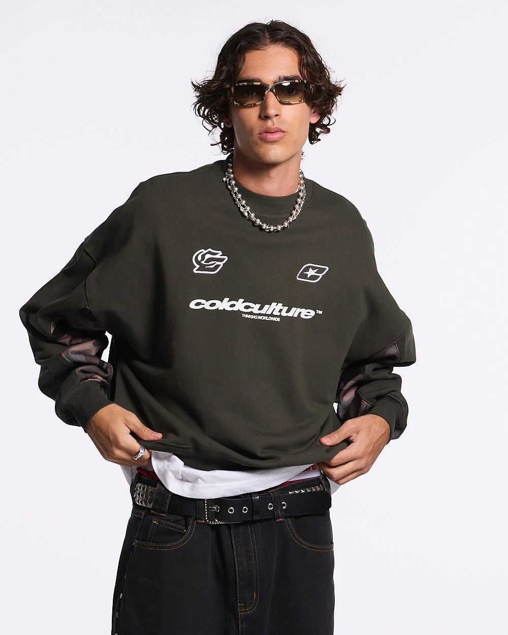 RACING CREWNECK CAMO GREY - Image 3