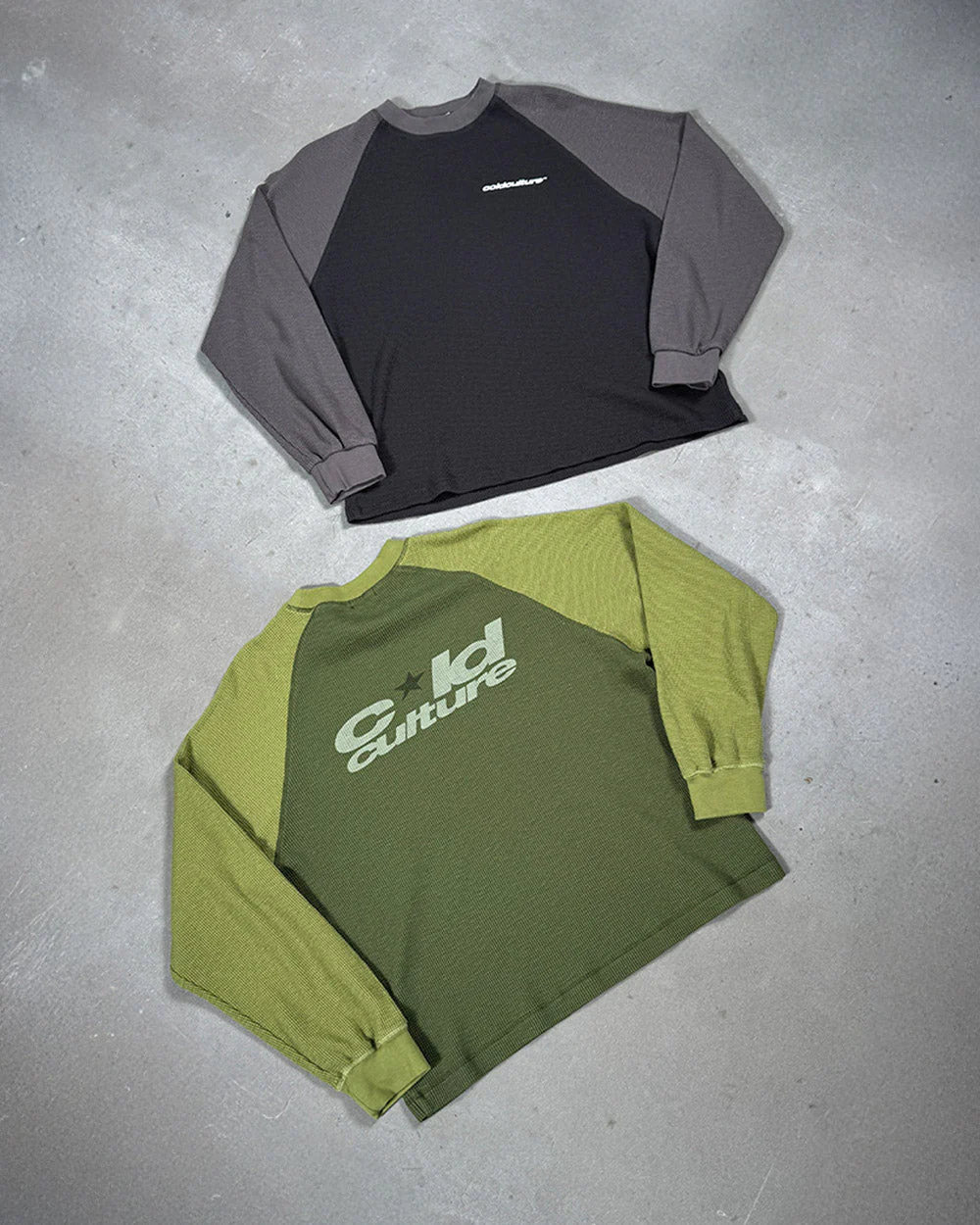 RANGLAN BICOLOR THERMAL LONGSLEEVE BLACK - Image 9