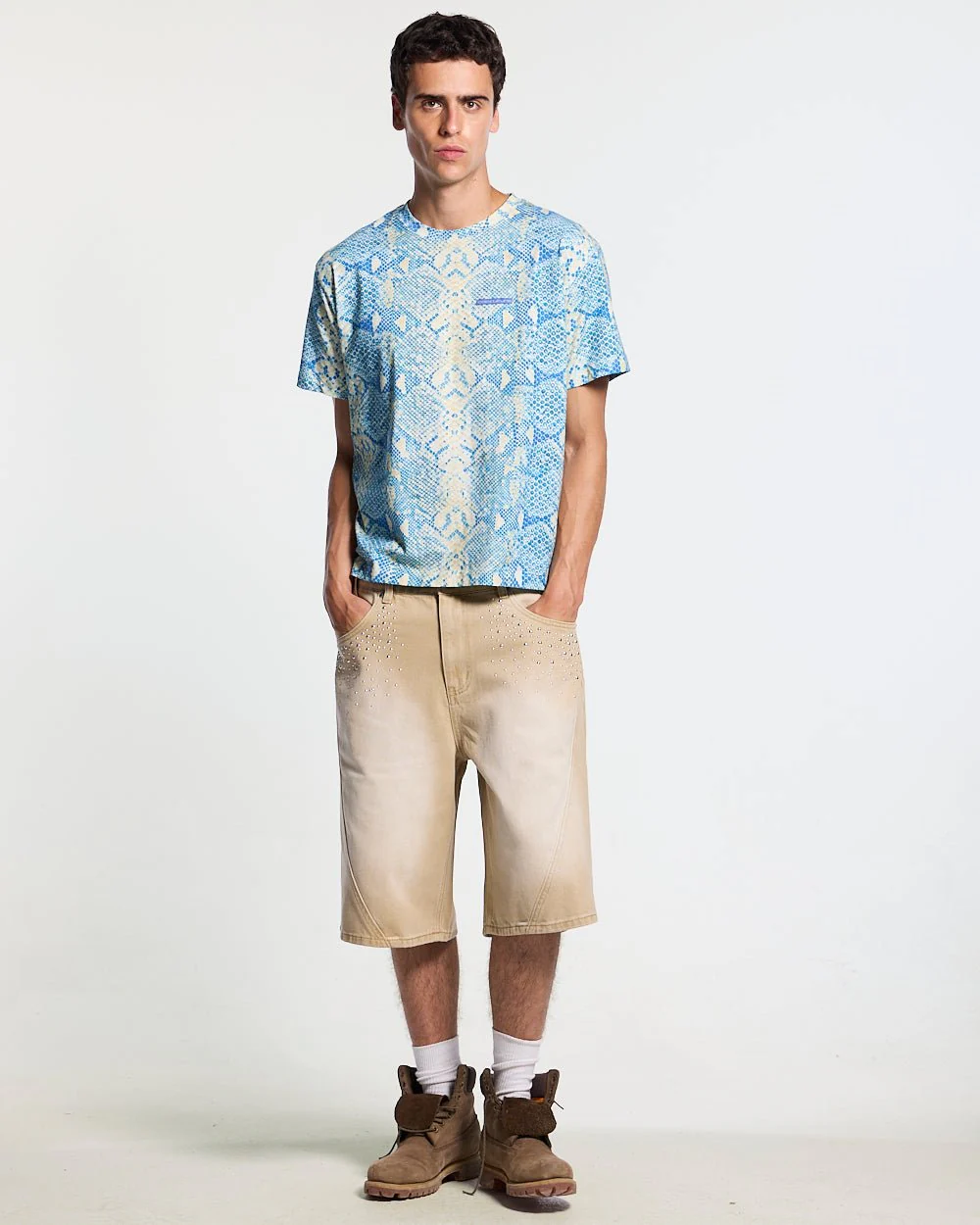 BLURRED TEE BLUE - Image 5