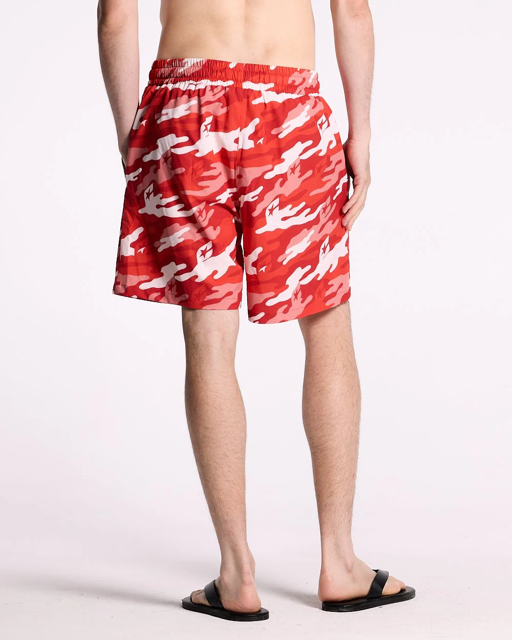 RED CAMO SWIM SHORT - Image 4