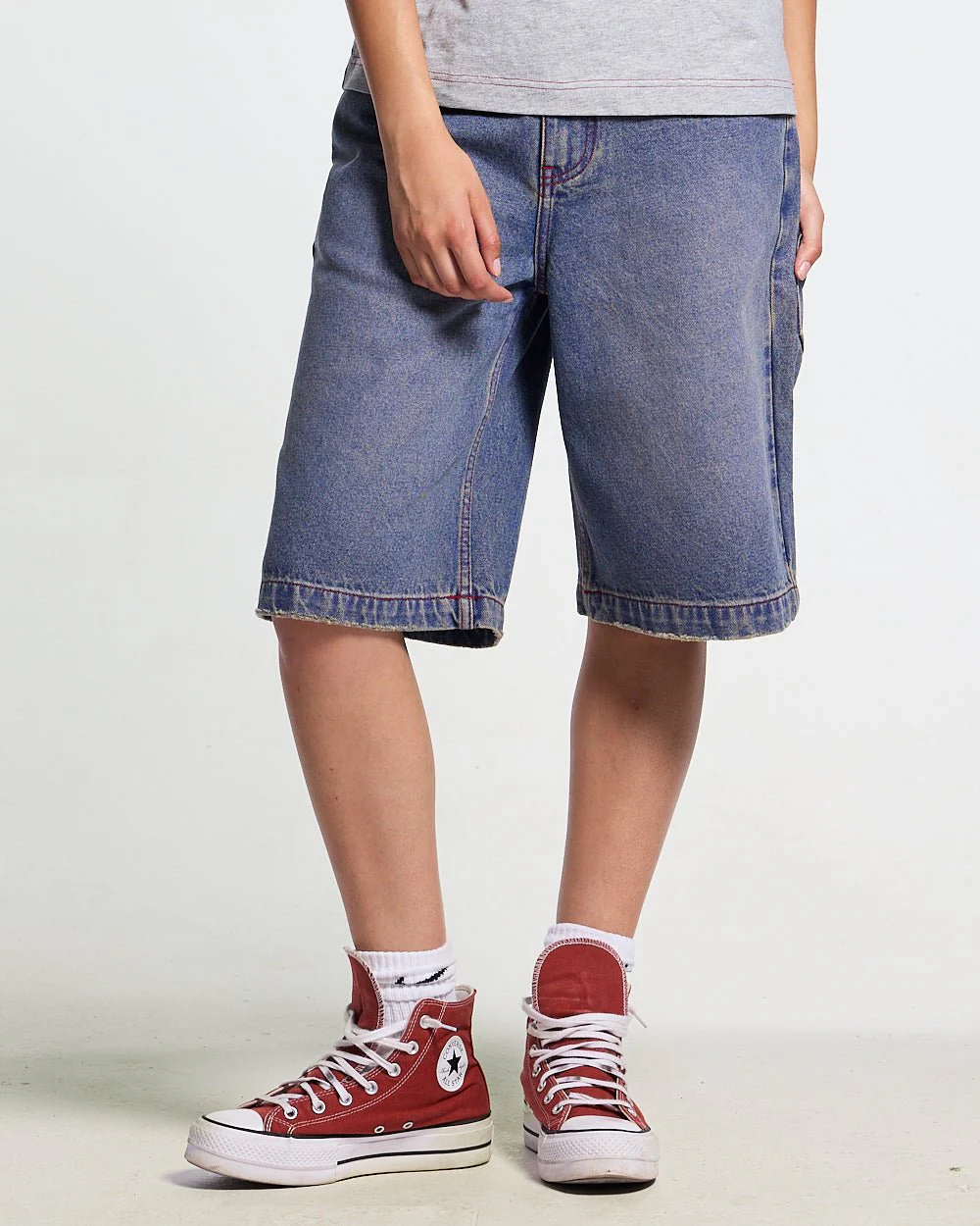 REVIVAL V2 SHORTS MEDIUM DENIM - Image 9
