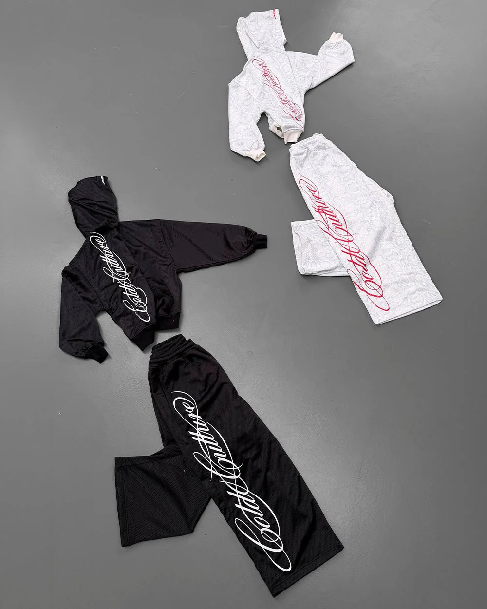 RIOT MESH SWEATPANTS WHITE - Image 11