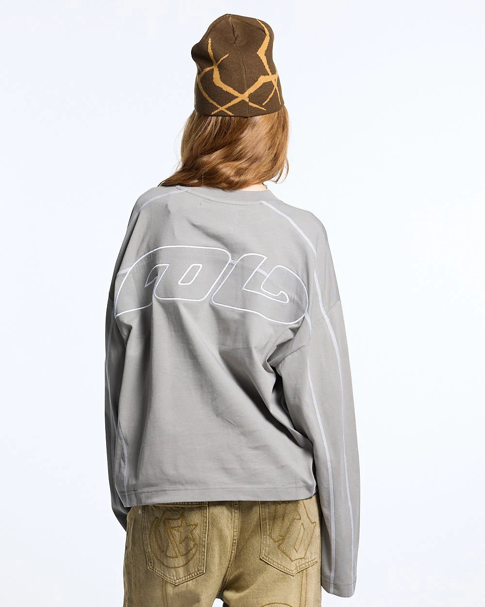 ROLLER LONGSLEEVE TEE GREY - Image 5