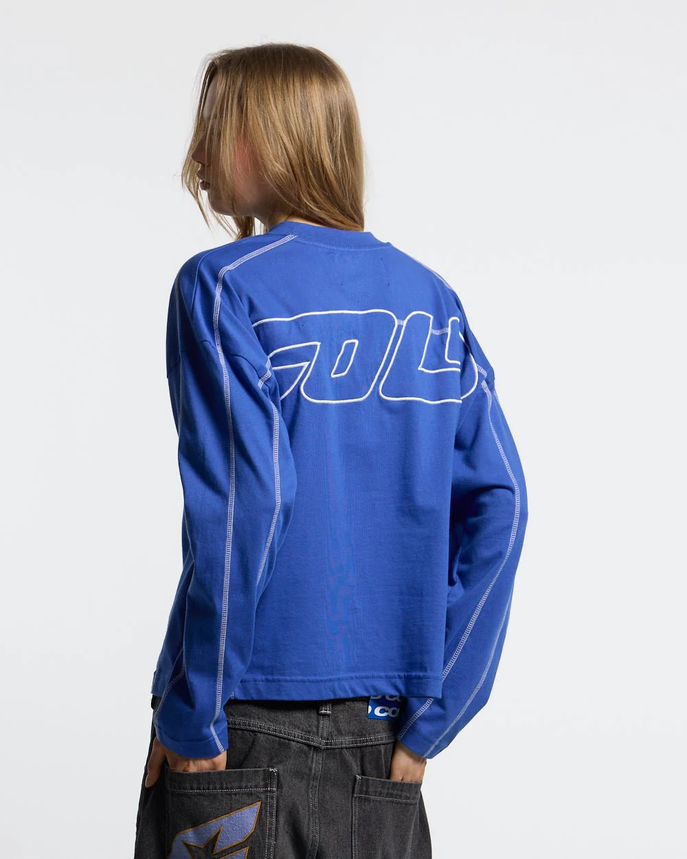 ROLLER LONGSLEEVE TEE VIBRANT BLUE - Image 5