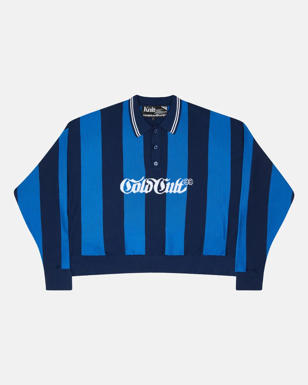 SEAWAVES KNIT BLUE STRIPES