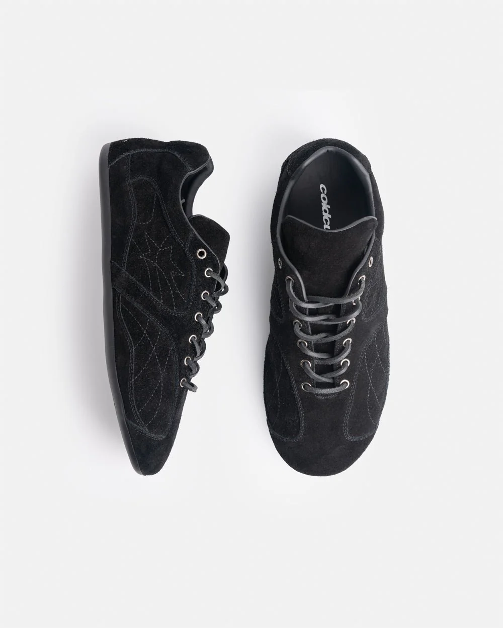 SILENT CODE SNEAKERS SUEDE BLACK - Image 2