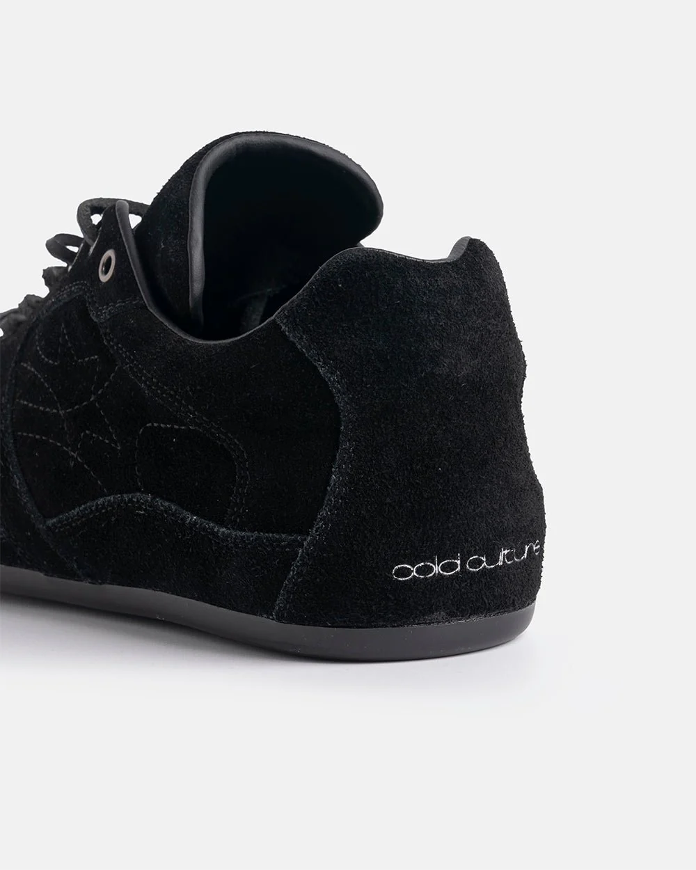 SILENT CODE SNEAKERS SUEDE BLACK - Image 5