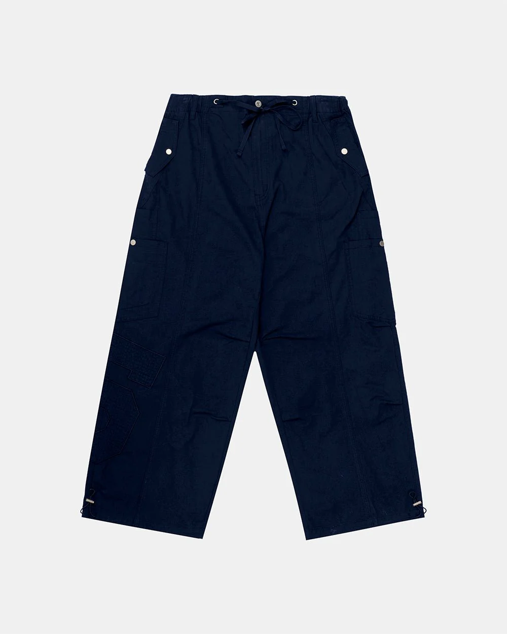 SOLID CARGO PANTS NAVY - Image 2