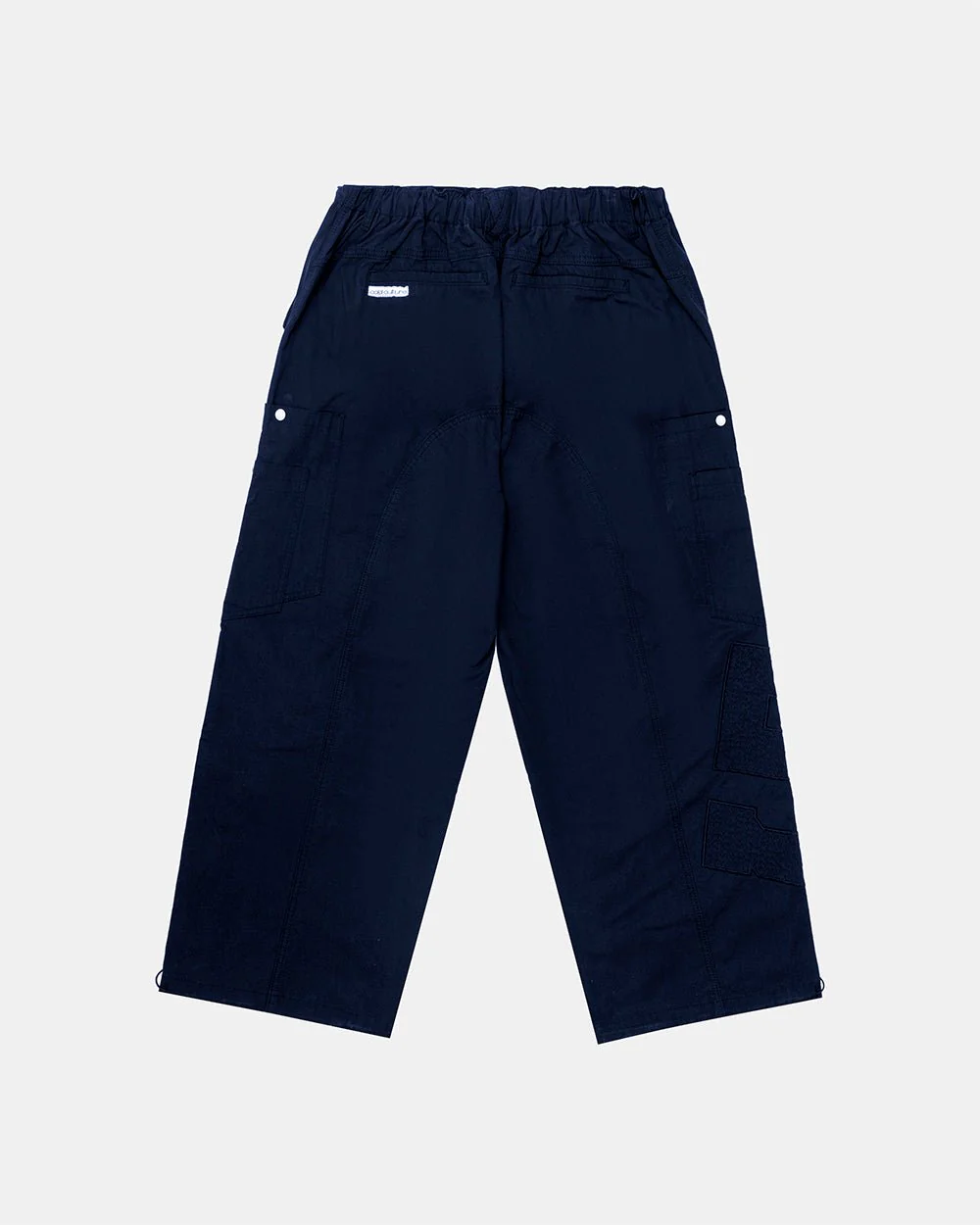 SOLID CARGO PANTS NAVY - Image 4