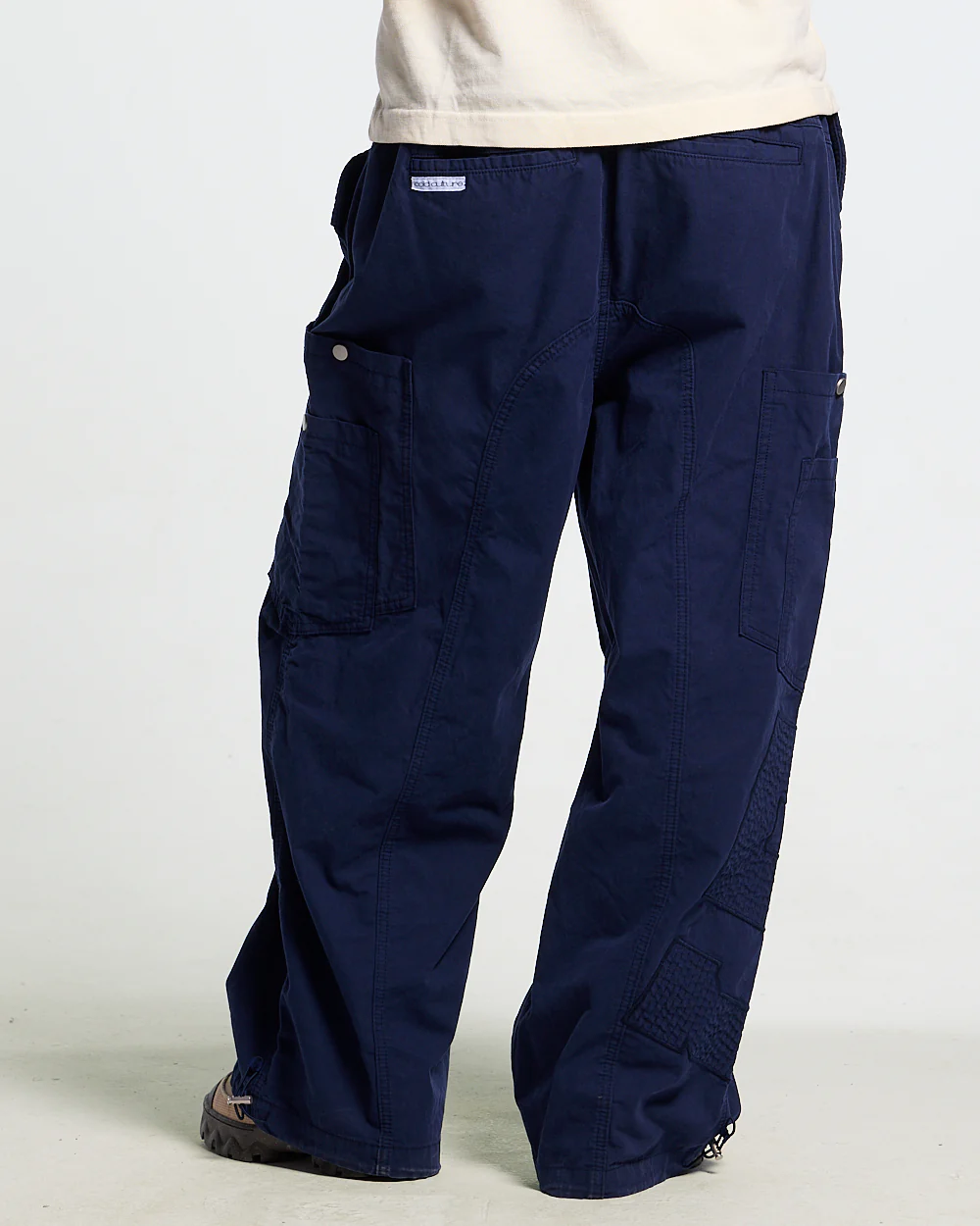 SOLID CARGO PANTS NAVY - Image 9